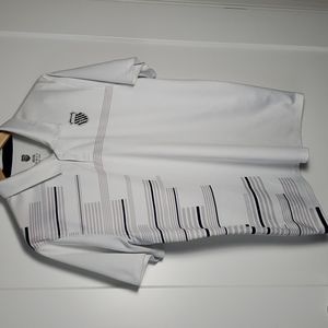 K-Swiss XL Men’s White Athletic Polo